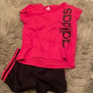 Little girls Adidas outfit